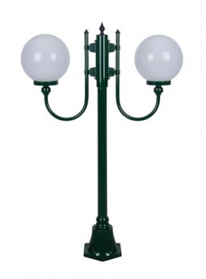 LISBON 2LT 1.32M 250MM OPAL POSTLIGHT GREEN